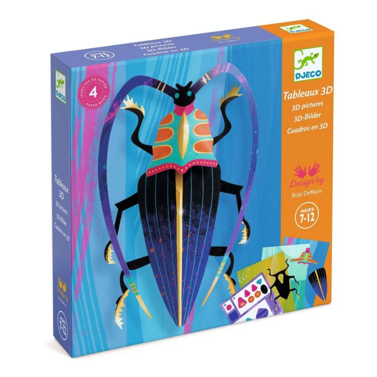 Djeco 3D-Insecten 'Paper Bugs' (dj09449) - SPADT - speelgoed met advies