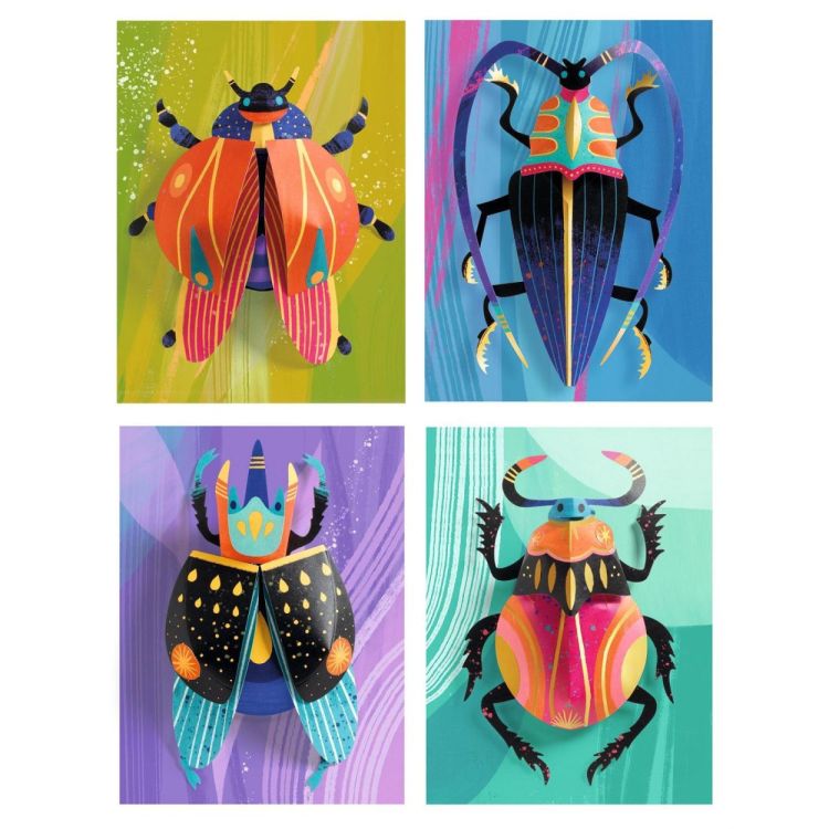 Djeco 3D-Insecten 'Paper Bugs' (dj09449) - SPADT - speelgoed met advies