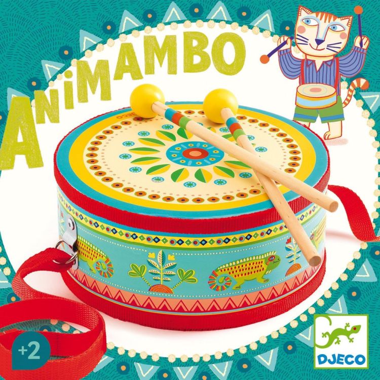 Djeco Animambo 'Hand Drum' (dj06004) - SPADT - speelgoed met advies