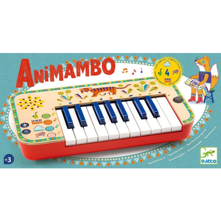 Djeco Animambo Houten Synthesizer (dj06023) - SPADT - speelgoed met advies