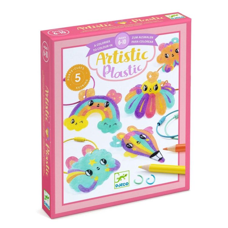 Djeco Artistic Plastic 'Kawaii Keyring' (dj09487) - SPADT - speelgoed met advies