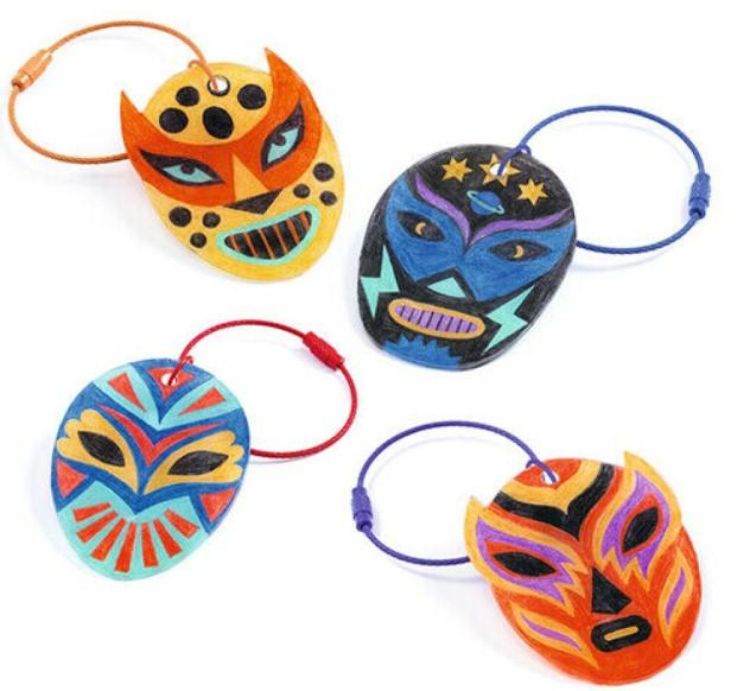 Djeco Artistic Plastic 'Wrestler Keyring' (dj09486) - SPADT - speelgoed met advies