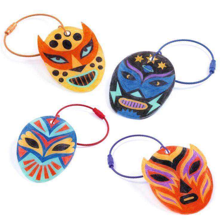 Djeco Artistic Plastic 'Wrestler Keyring' (dj09486) - SPADT - speelgoed met advies