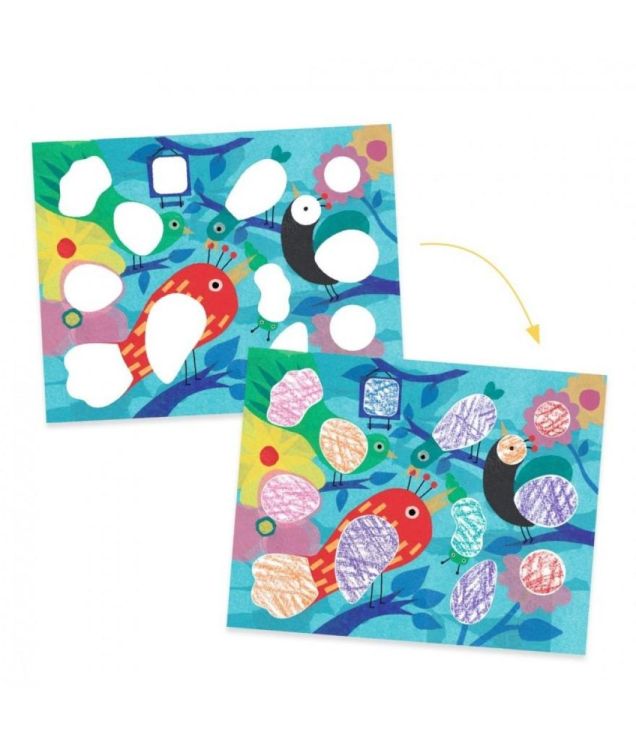 Djeco Color Stop 'Birdie & Co' (dj08993) - SPADT - speelgoed met advies