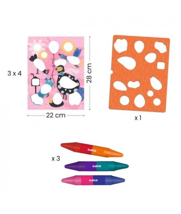 Djeco Color Stop 'Birdie & Co' (dj08993) - SPADT - speelgoed met advies
