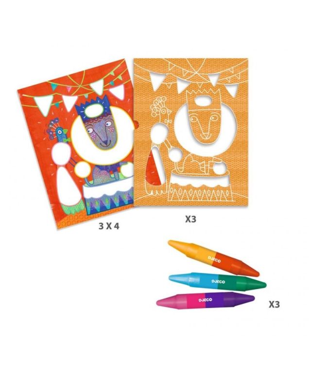 Djeco Color Stop 'Magische Sjablonen' (dj08989) - SPADT - speelgoed met advies