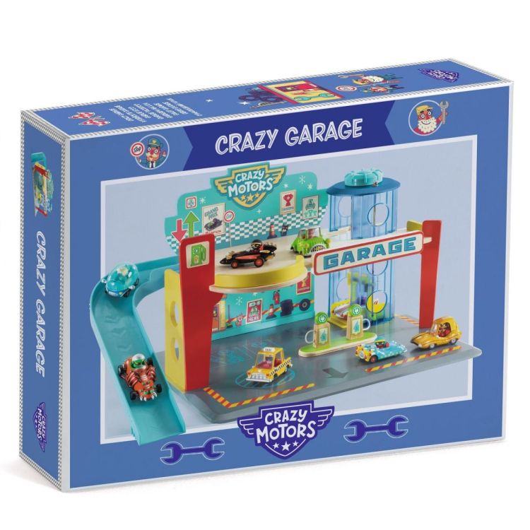 Djeco Crazy Motors Garage (dj05495) - SPADT - speelgoed met advies