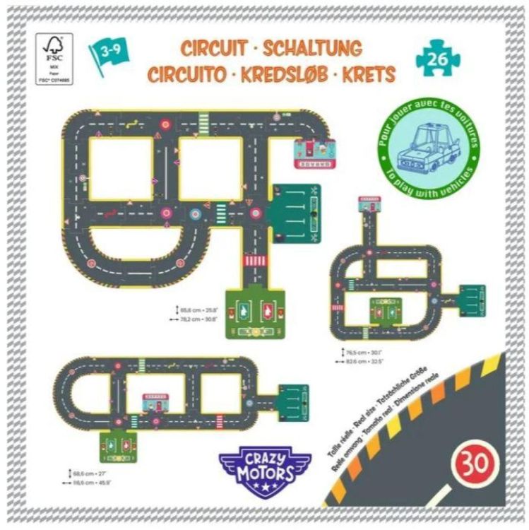 Djeco Crazy Motors 'Stadscircuit' (dj05498) - SPADT - speelgoed met advies
