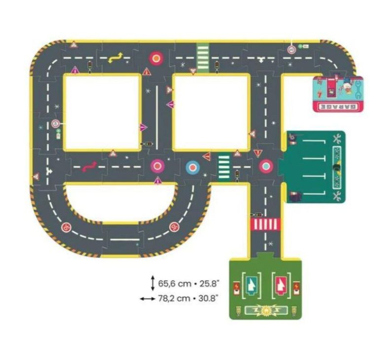 Djeco Crazy Motors 'Stadscircuit' (dj05498) - SPADT - speelgoed met advies