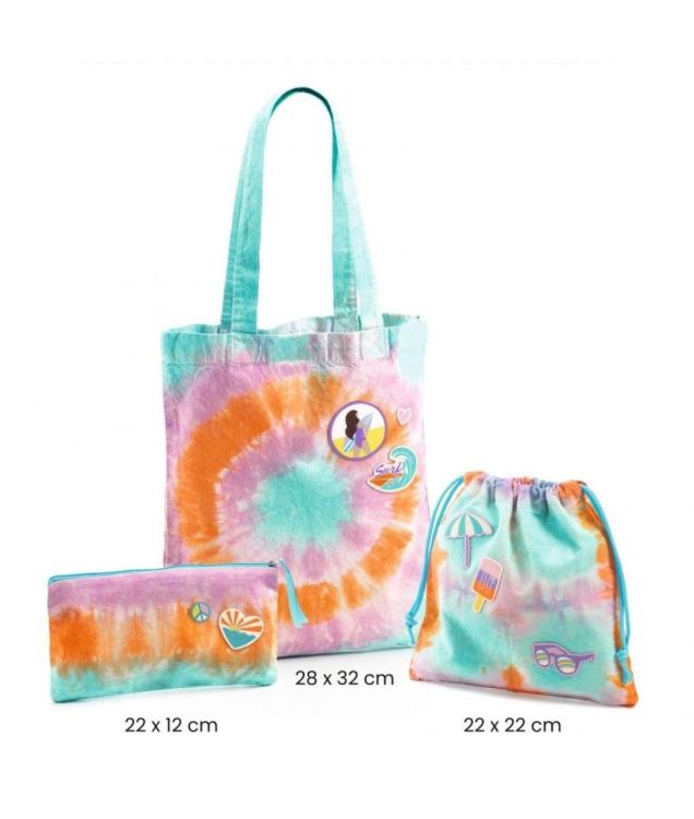 Djeco DIY Tie Dye 'Sunshine Camp' (dj07942) - SPADT - speelgoed met advies