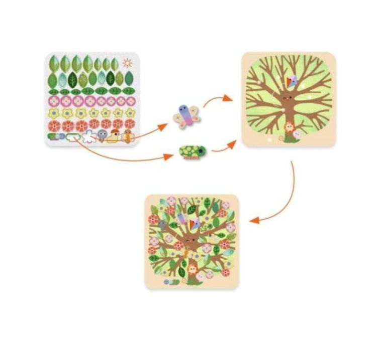 Djeco Door de Seizoenen Heen (dj00089) - SPADT - speelgoed met advies