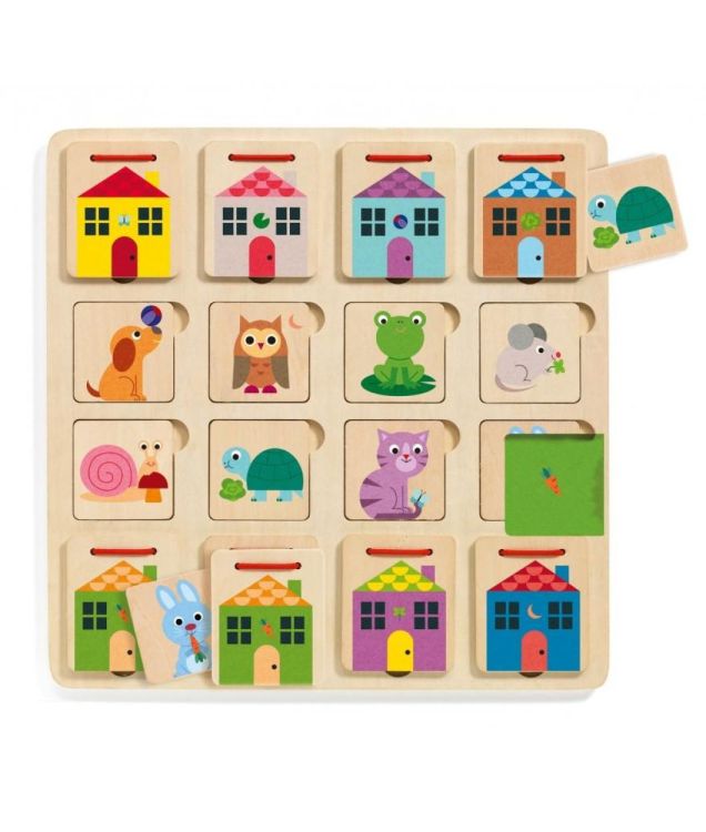 Djeco Educatieve Puzzel 'Cabanimo' (dj01520) - SPADT - speelgoed met advies