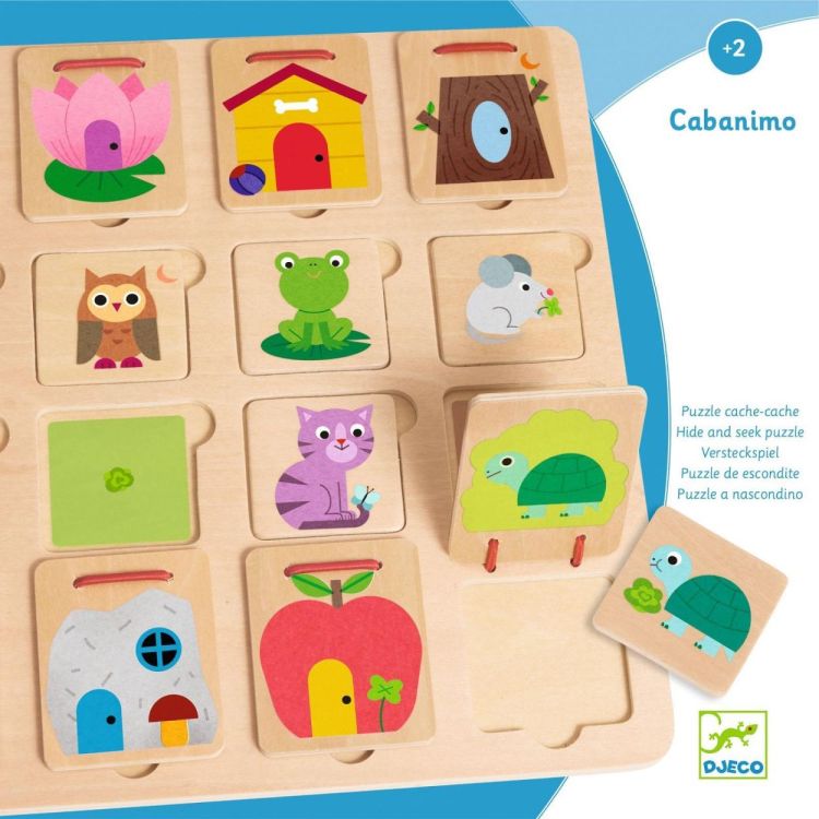 Djeco Educatieve Puzzel 'Cabanimo' (dj01520) - SPADT - speelgoed met advies