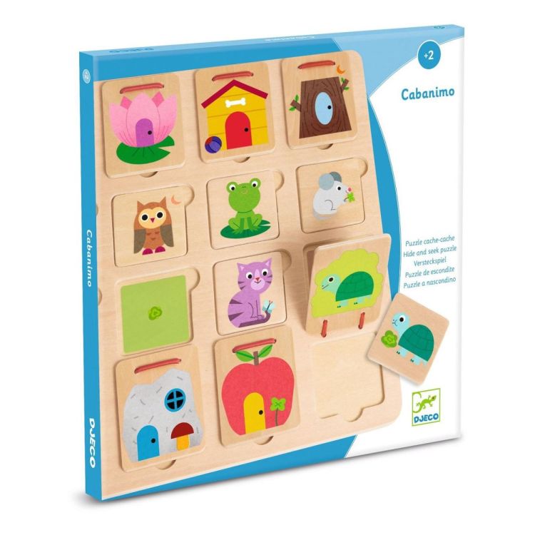 Djeco Educatieve Puzzel 'Cabanimo' (dj01520) - SPADT - speelgoed met advies