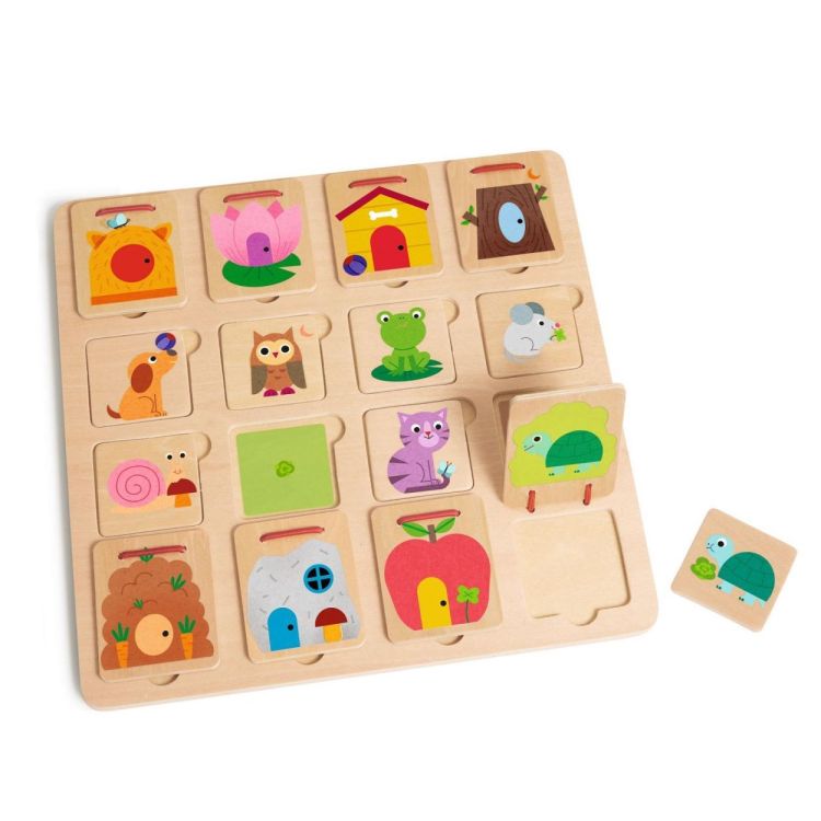 Djeco Educatieve Puzzel 'Cabanimo' (dj01520) - SPADT - speelgoed met advies