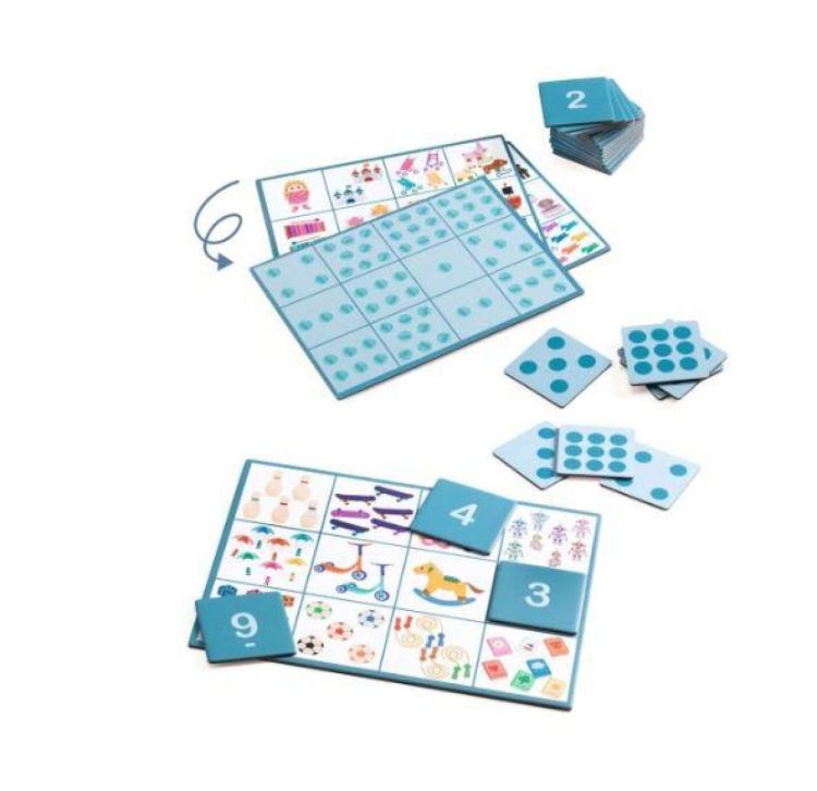 Djeco Eduludo Numero Bingo (dj08281) - SPADT - speelgoed met advies