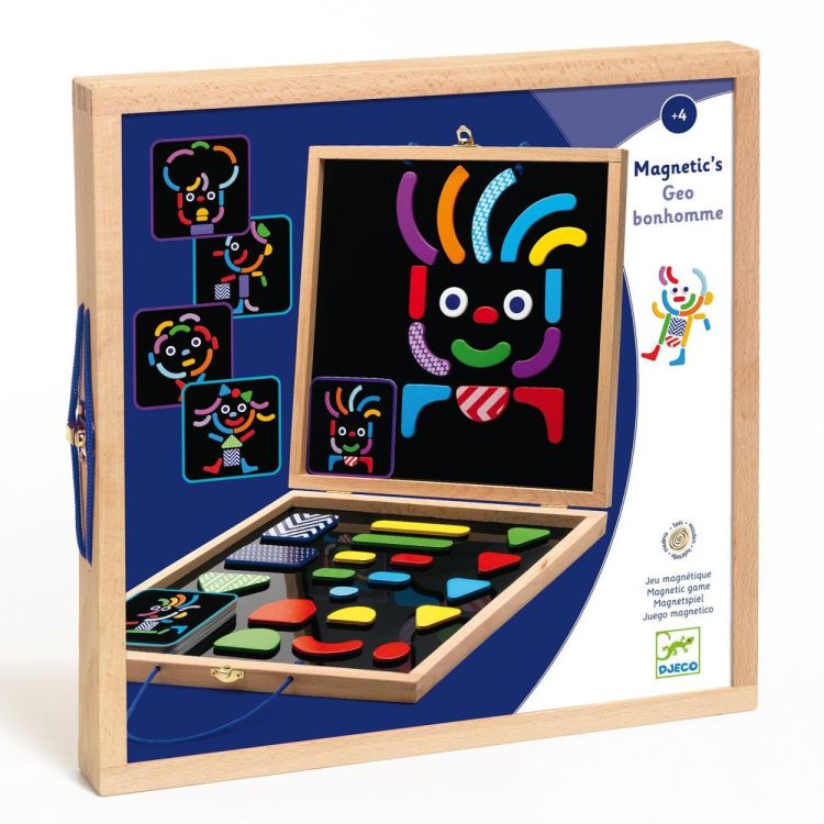 Djeco 'Geobonhomme' Magneetbord (dj03136) - SPADT - speelgoed met advies