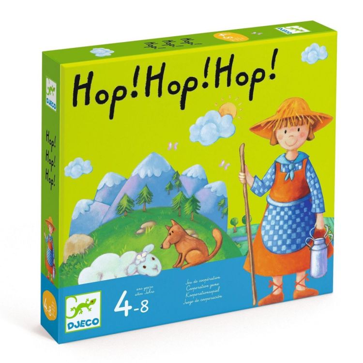 Djeco Hop Hop Hop, coöperatief spel. (dj08408) - SPADT - speelgoed met advies