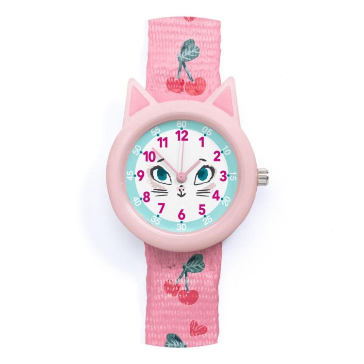 Djeco Kinderhorloge 'Katten' (dd00424) - SPADT - speelgoed met advies