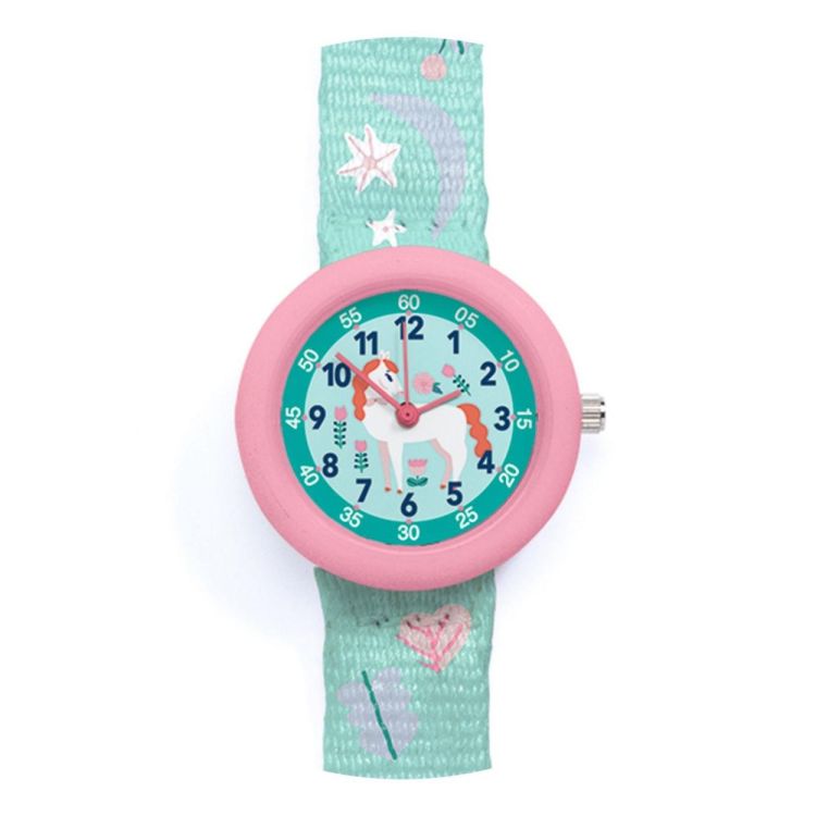 Djeco Kinderhorloge 'Paard' (dd00420) - SPADT - speelgoed met advies