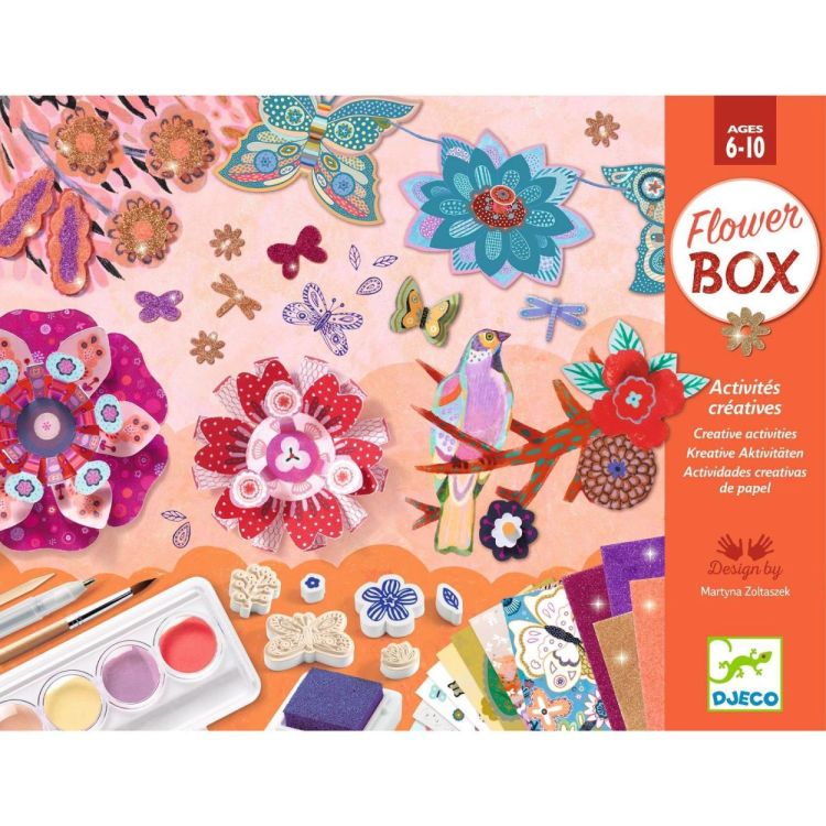 Djeco Knutseldoos 'Flower Box' (dj09330) - SPADT - speelgoed met advies