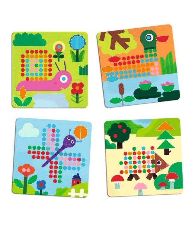 Djeco Mosaïco Mini Animo (dj08239) - SPADT - speelgoed met advies