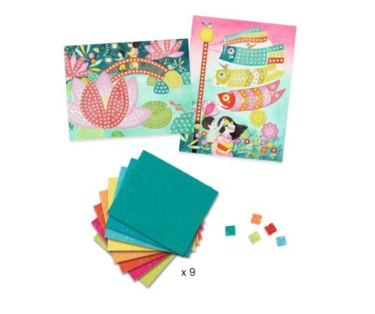 Djeco Mozaïek, Kunst op Nummer 'Kyoto' (dj09308) - SPADT - speelgoed met advies