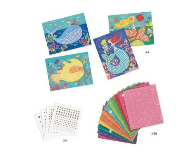 Djeco Mozaïeken Zeemeerminnenzang (dj09423) - SPADT - speelgoed met advies