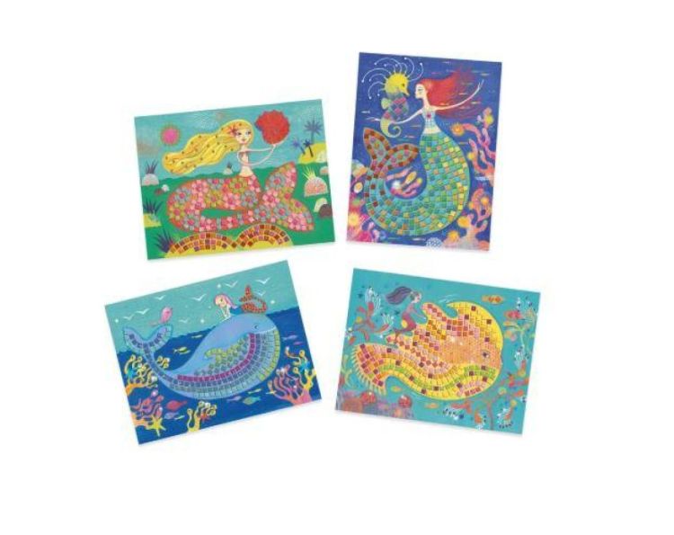 Djeco Mozaïeken Zeemeerminnenzang (dj09423) - SPADT - speelgoed met advies