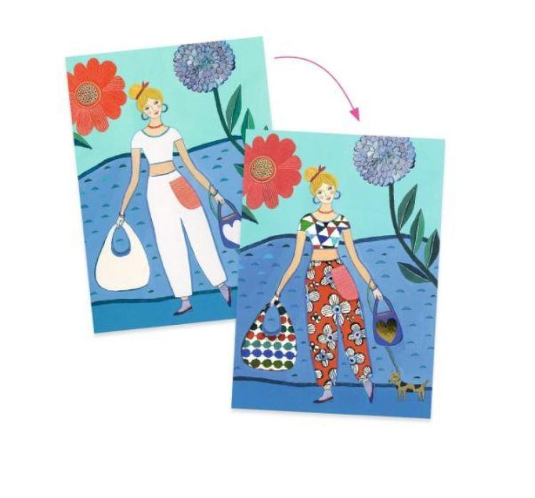 Djeco Patronencollages Wax Trend (dj09307) - SPADT - speelgoed met advies