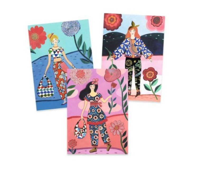 Djeco Patronencollages Wax Trend (dj09307) - SPADT - speelgoed met advies