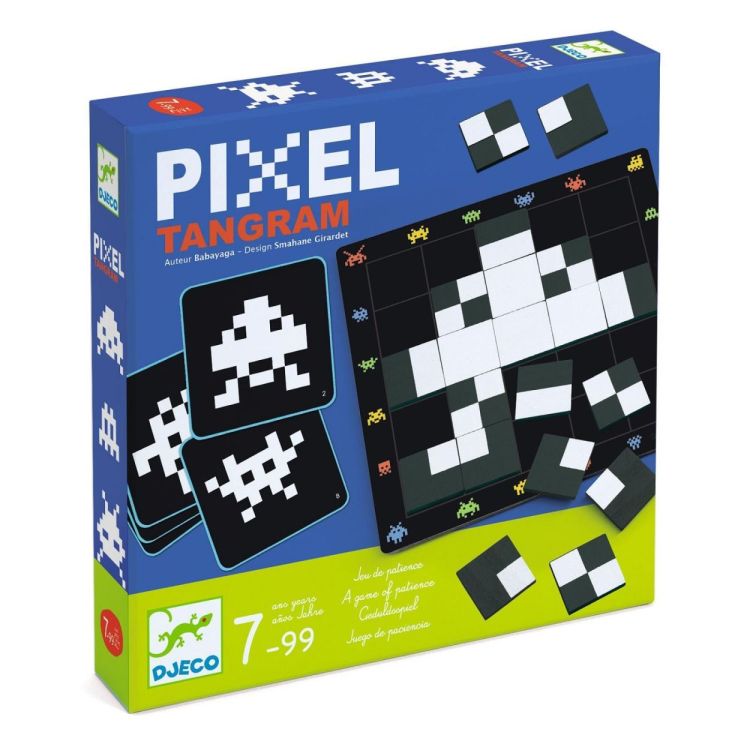 Djeco Pixel Tangram (dj08443) - SPADT - speelgoed met advies