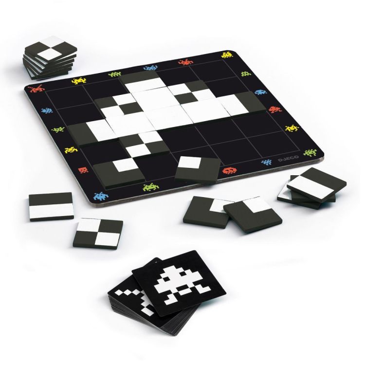 Djeco Pixel Tangram (dj08443) - SPADT - speelgoed met advies