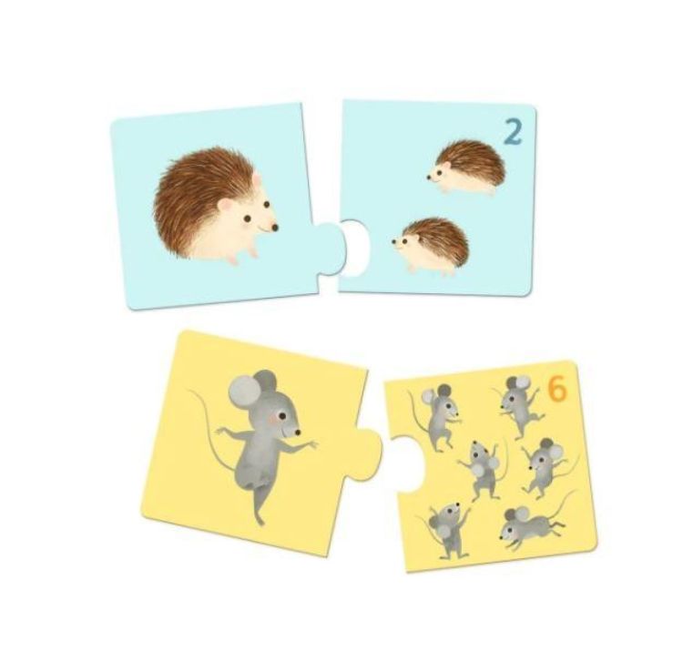 Djeco Puzzel Duo Babydieren (dj08197) - SPADT - speelgoed met advies