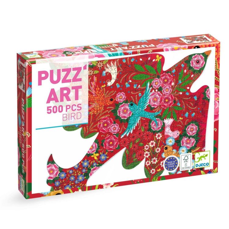 Djeco Puzzel Puzz'art Vogel' (500) (dj07668) - SPADT - speelgoed met advies