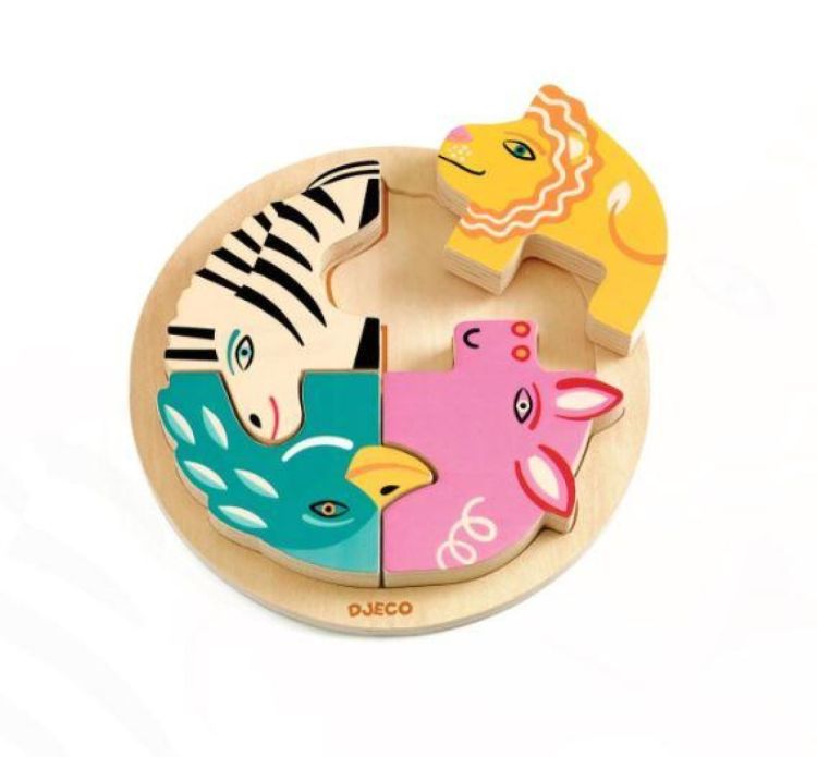 Djeco Puzzel Rondo Leo (dj01107) - SPADT - speelgoed met advies