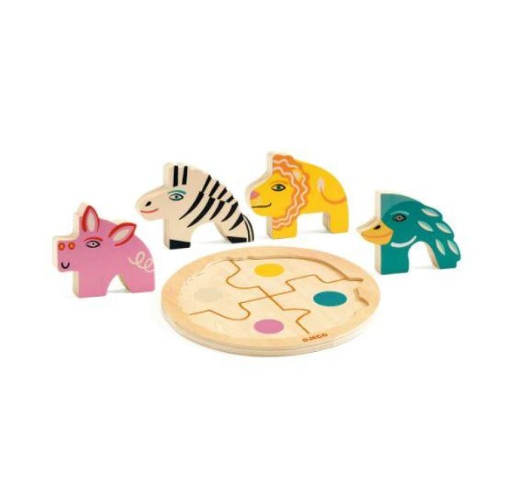 Djeco Puzzel Rondo Leo (dj01107) - SPADT - speelgoed met advies