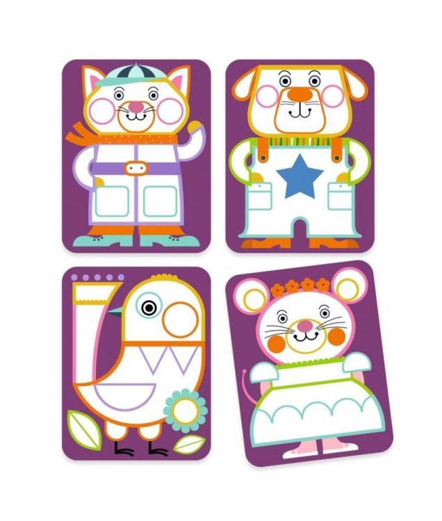 Djeco Schilderen met een palet 'Bolle Wangetjes' (dj09133) - SPADT - speelgoed met advies