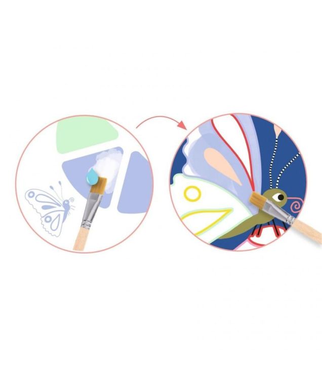 Djeco Schilderen met een palet 'Kleine Beestjes' (dj09134) - SPADT - speelgoed met advies