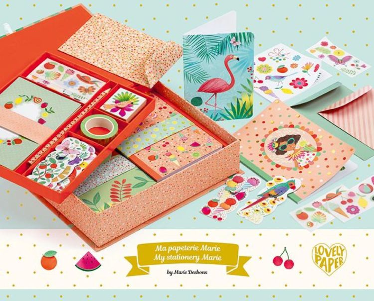 Djeco Schrijfbox  'My Stationary Marie' (dj03503) - SPADT - speelgoed met advies