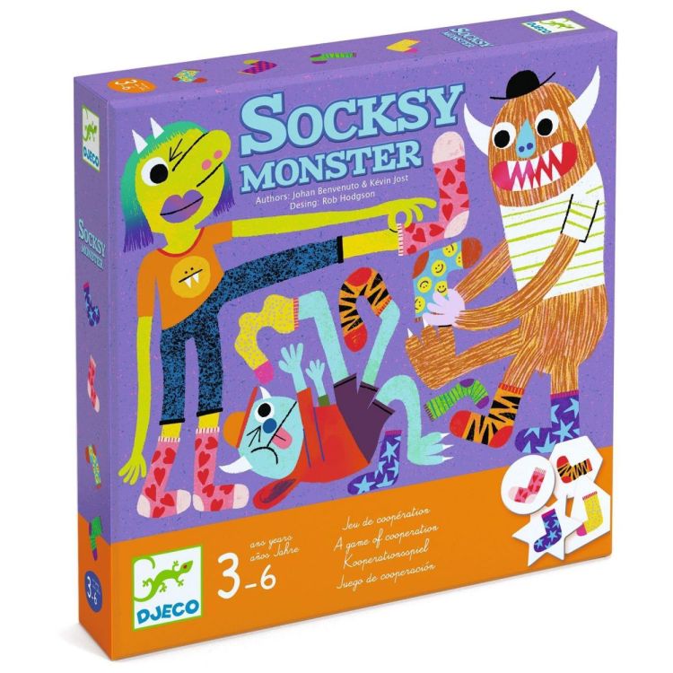 Djeco Socksy Monster (dj08526) - SPADT - speelgoed met advies