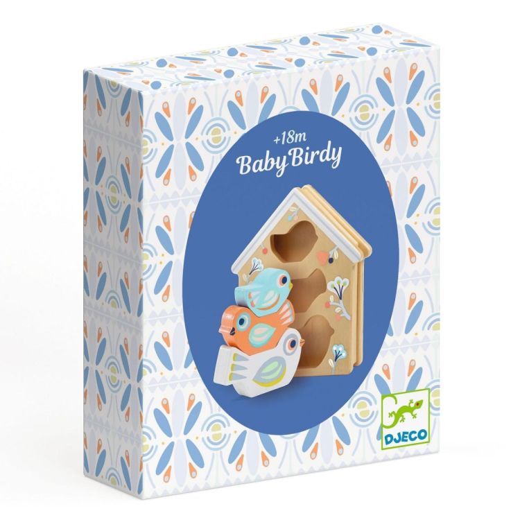 Djeco Sorteerhuisje Baby Birdy (dj06123) - SPADT - speelgoed met advies