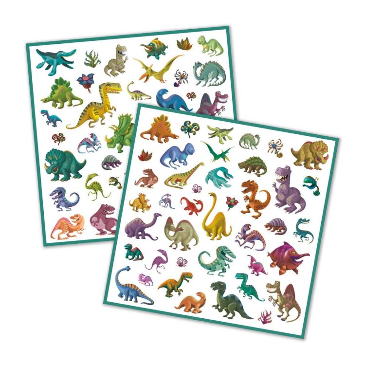 Djeco Stickers Dinosaurussen (160) (DJ08843) - SPADT - speelgoed met advies