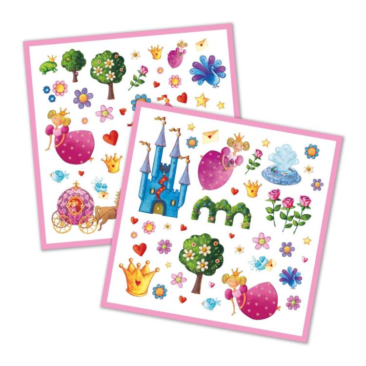 Djeco Stickers Prinsessen (160) (dj08830) - SPADT - speelgoed met advies