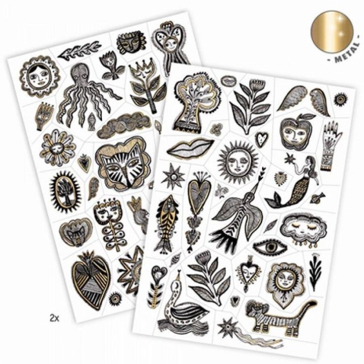 Djeco Tattoos 'Golden Chic' (dj09595) - SPADT - speelgoed met advies