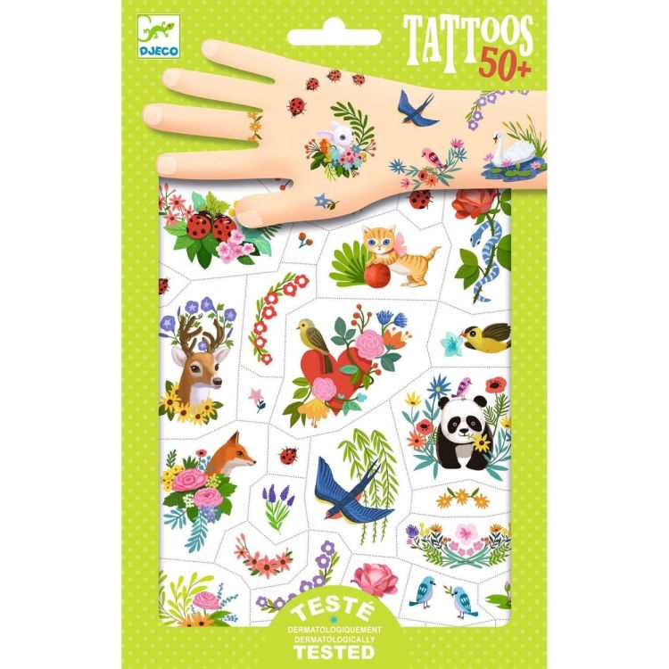 Djeco Tattoos 'Happy Spring' (dj09591) - SPADT - speelgoed met advies