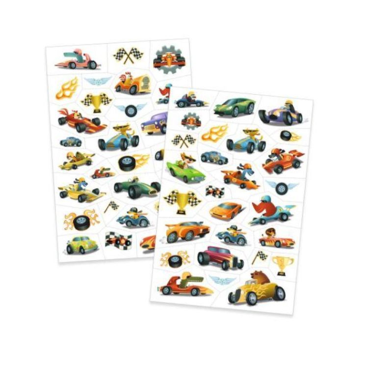 Djeco Tattoos Speedsters (dj09916) - SPADT - speelgoed met advies