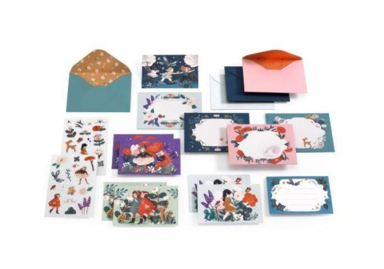 Djeco Uitnodigingen 'Tuinvrienden' (dd03493) - SPADT - speelgoed met advies