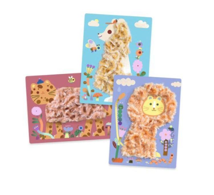 Djeco Wol en Klittenband. Fluffy Friends (DJ09128) - SPADT - speelgoed met advies