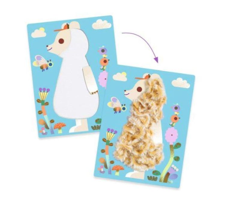 Djeco Wol en Klittenband. Fluffy Friends (DJ09128) - SPADT - speelgoed met advies